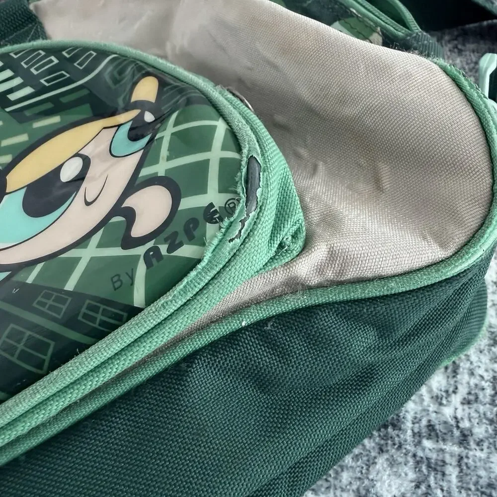 Rough Condition Vintage Y2K Powerpuff Girls Travel Crossbody Tote‎ Bag Kids Rare